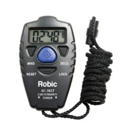 Robic SC-502 Handheld Countdown Timer With Completion Alarm, Black