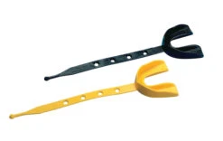 Wilson Youth Mouth Guard With Strap, Single Density, Ages 10 And Under, Black