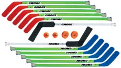 DOM Senior Goalie Stick, 45 Inches White/Black