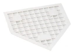 Champion Heavy-Duty Rubber Home Plate, White