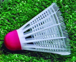 Sportime White ShuttleCocks, Set Of 12