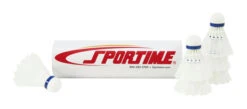 Sportime International Badminton Shuttlecocks, Nylon, Medium Speed, Set Of 6