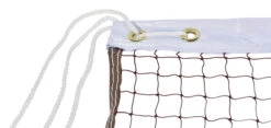 Sportime Deluxe Badminton Net, 22 X 2-1/2 Feet, Braided Rope Cable, Brown Net -Fitness Equipment 008978 D ecommfullsize