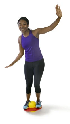 Sportime Bouncing Platform Ball, 15 Inches, Color Will Vary -Fitness Equipment 009206 PB ecommfullsize