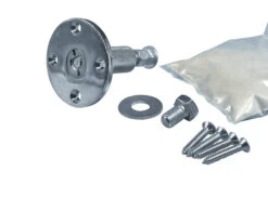 School Specialty Style B Volleyball Floor Anchors And Plate, 7/8 X 3-1/4 In