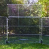 Olympia Baseball Backstop With Overhang Top Panel, 10 X 8 Feet -Fitness Equipment 013023 ecommfullsize