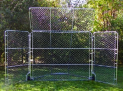 Olympia Baseball Backstop With Overhang Top Panel, 10 X 8 Feet
