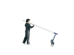 Jaypro Easy Play Standard Game Upright Base, Blue