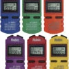 Robic SC-505W Multi-Mode Chronograph Stopwatches, 12 Lap Memory, Set Of 6 Colors -Fitness Equipment 016341 A ecommfullsize