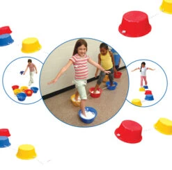 EDX Education Stepping Buckets, Set Of 6 -Fitness Equipment 018901 C ecommfullsize