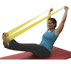 CanDo No-Latex X-Light Resistance Band, 50 Yards, Yellow -Fitness Equipment 020415 A ecommfullsize