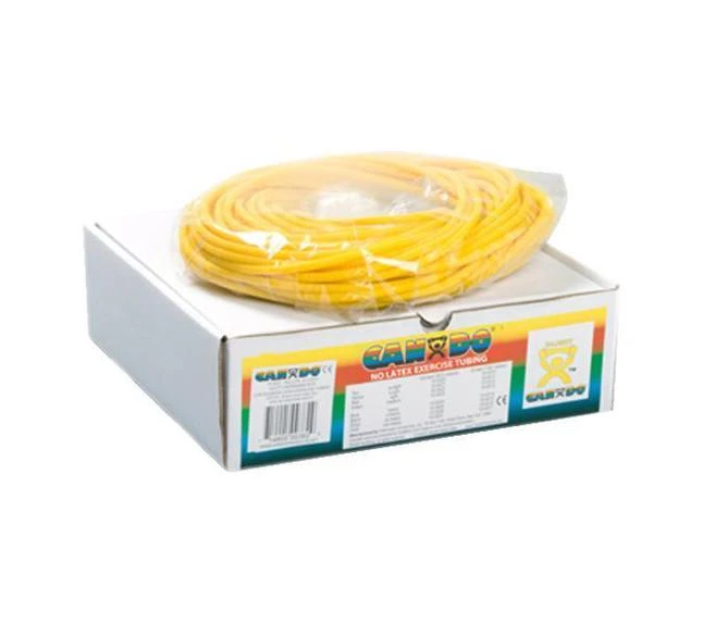 CanDo No-Latex X-Light Resistance Tube, 100 Feet, Yellow 3 CanDo No-Latex X-Light Resistance Tube, 100 Feet, Yellow