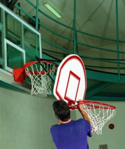 Bison Easy Up Youth 5-in-1 Adjustable Youth Goal, 48 X 32 Inch Backboard