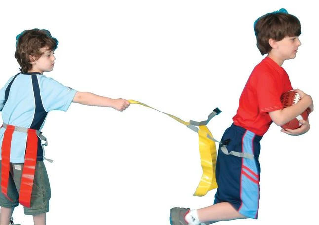 Pull-Buoy Triple Flagz Medium Football Belts, Set Of 6, Red 3 Pull-Buoy Triple Flagz Medium Football Belts, Set Of 6, Red