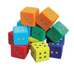 Sportime UltraFoam Dice, Set Of 12