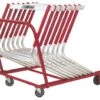 Gill Athletics Versatile Hurdle Cart, 10 Hurdles, Steel, Powder Coated