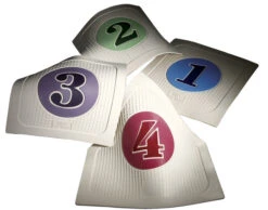 Poly Enterprises Giant Throwdown Bases, 16 X 16 Inches, Set Of 4