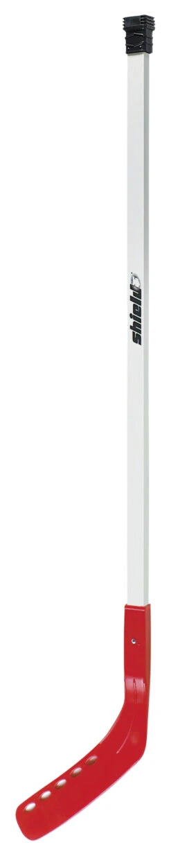 Shield Deluxe Indoor Replacement Floor Hockey Stick, 42 Inches, Red