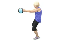 Aeromat Dual Grip Power Medicine Ball, 12 Pounds, Teal And Black -Fitness Equipment 1290475 SOAR B ecommfullsize