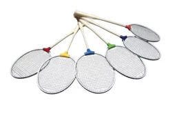 Pick-A-Paddle Indestructible Badminton Racquets, Set Of 6