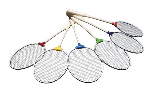 Pick-A-Paddle Indestructible Badminton Racquets, Set Of 6 3 Pick-A-Paddle Indestructible Badminton Racquets, Set Of 6