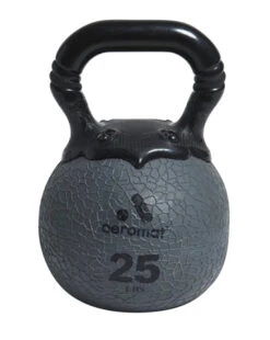 Aeromat Elite 25 Lb Kettlebell, Gray