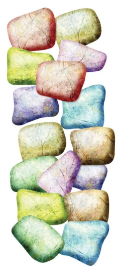 Roylco Stepping Stones Exercise Balance Kit, 40 Pieces