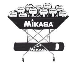 Mikasa Collapsible Hammock Ball Cart With Carry Bag, Black