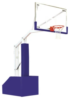 Bison T-Rex Club Portable Basketball System, 72 X 42 Inch Glass Backboard