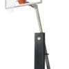 Bison Club Court Portable Basketball System, 48 X 32 Inch Backboard, Acrylic Backboard