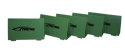 Sportime Foldable Training Hurdles, 11-13/16 Inch, Green, Set Of 5