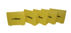 Sportime Foldable Training Hurdles, 15-3/4 Inches, Yellow, Set Of 5