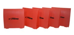 Sportime Foldable Training Hurdles, 19-11/16 Inches, Red, Set Of 5