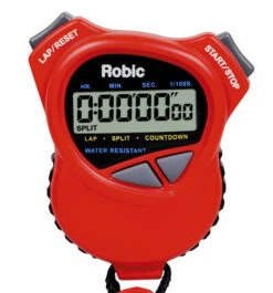 Robic 1000W Dual Stopwatch, Red