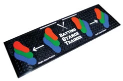 Poly Enterprises Batting Stance Trainer Mat, 17-1/2 X 52-1/2 Inches, Poly Molded Vinyl