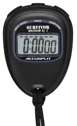 Accusplit Survivor 2 Series Stopwatch, Black
