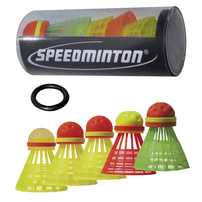 Speedminton Speeder Mixed Tube, Set Of 5 3 Speedminton Speeder Mixed Tube, Set Of 5