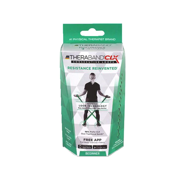 TheraBand CLX Beginner 5 Feet Green 3 TheraBand CLX Beginner 5 Feet Green