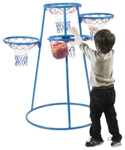 Children's Factory Metal Basketball Stand, 4-Rings, 36-1/2 X 36-1/2 X 54 Inches -Fitness Equipment 2002200 B ecommfullsize