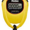 Robic SC-429 Water Resistant All Purpose Stopwatch, Yellow -Fitness Equipment 2004926 A ecommfullsize