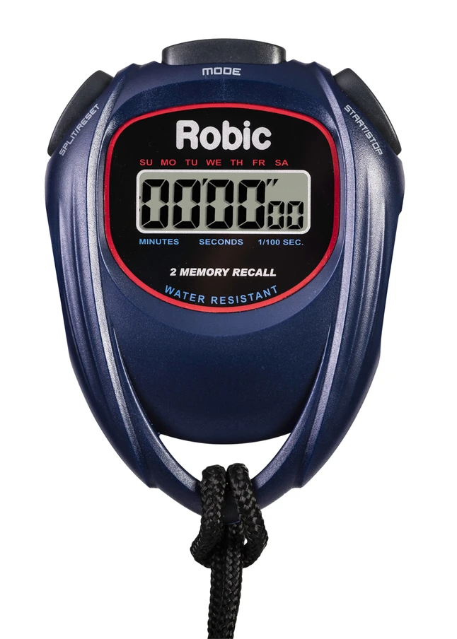 Robic SC-429 Water Resistant All Purpose Stopwatch, Blue 3 Robic SC-429 Water Resistant All Purpose Stopwatch, Blue