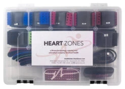 Heart Zones Plastic Storage Case, Clear