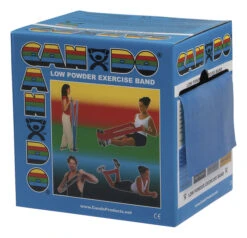 CanDo Exercise Band, Heavy Band, 50 Yards, Blue