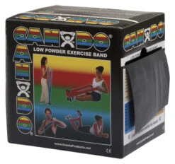 CanDo Exercise Band, Extra Heavy Band, 50 Yards, Black