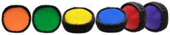Shield Rainbow Bean Bag Pucks, Assorted Colors, Set Of 6