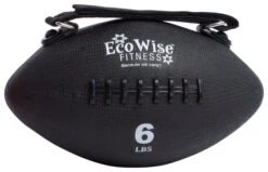 EcoWise Slim Weight Ball, 6 Pounds, Black