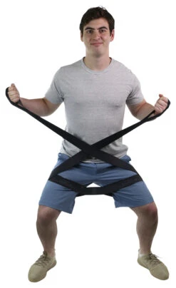 CanDo Multi-Grip Exerciser, 90 Foot Roll, X-Heavy, Black -Fitness Equipment 2041083 B ecommfullsize