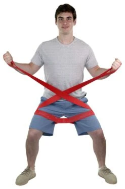 CanDo Multi-Grip Exerciser, 90 Foot Roll, Light, Red -Fitness Equipment 2041087 B ecommfullsize