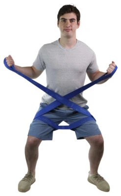 CanDo Multi-Grip Exerciser, 6 Feet, Heavy, Blue -Fitness Equipment 2041093 B ecommfullsize