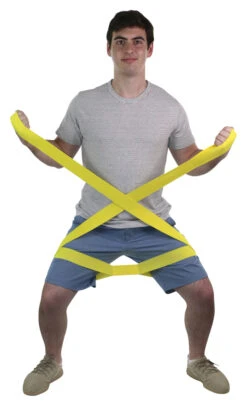 CanDo Multi-Grip Exerciser, 90 Foot Roll, X-Light, Yellow -Fitness Equipment 2041095 B ecommfullsize